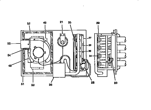 GAS HEAT SECTION