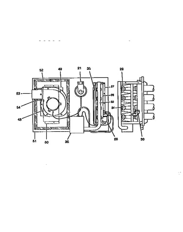 Gas heat section