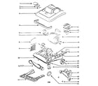Eureka 7641ATSX nozzle and motor assembly diagram