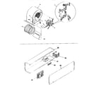 ICP PGMD42H115C blower and control box assemblies diagram