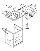 Top and cabinet