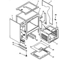 KitchenAid KGRT507FWH1 oven chassis diagram
