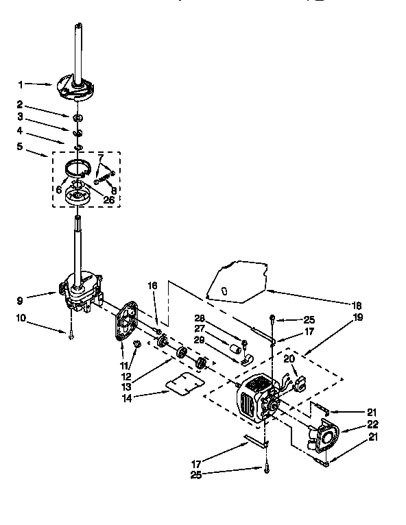 BRAKE,CLUTCH,GRCASE,MTR,PUMP