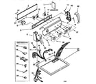 Kenmore 11067834794 top and console diagram