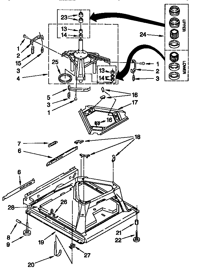 Machine base