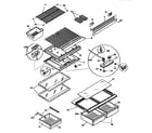 Kenmore 25378837791 shelves and accessories diagram