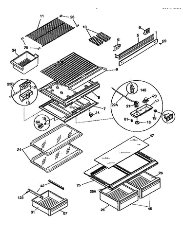Shelves and accessories