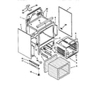 KitchenAid KERC507EWH3 oven chassis diagram