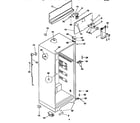 Kenmore 25336801891 cabinet parts diagram