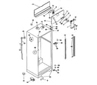 Kenmore 25368828791 cabinet parts diagram