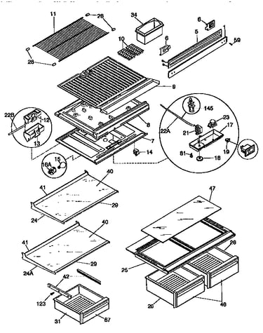 Shelves and accessories