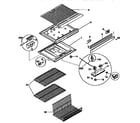 Kenmore 25367800792 shelves and accessories diagram