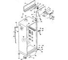 Kenmore 25369800891 cabinet parts diagram