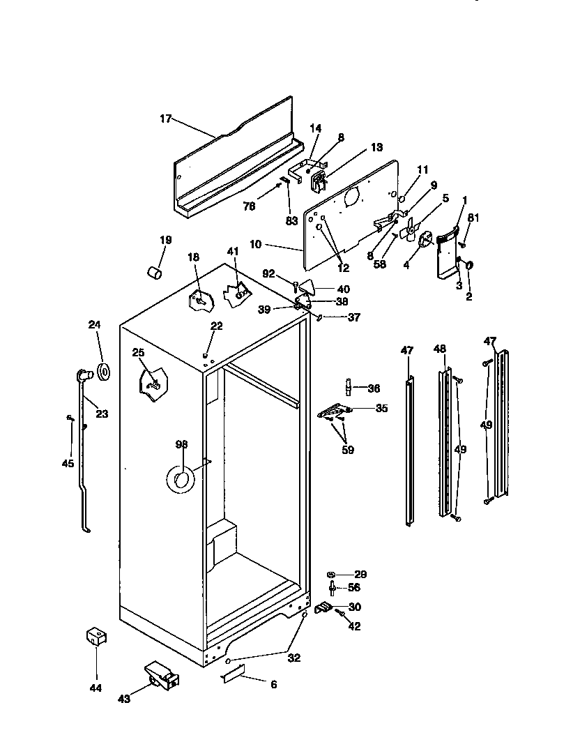 CABINET PARTS