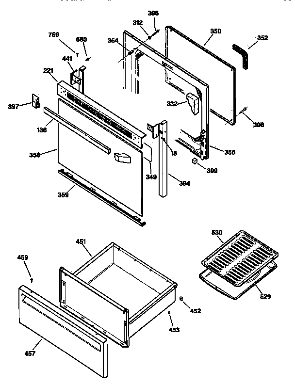 Door & drawer parts