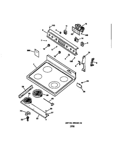 Cooktop & control panel