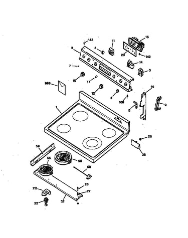 Cooktop & control panel