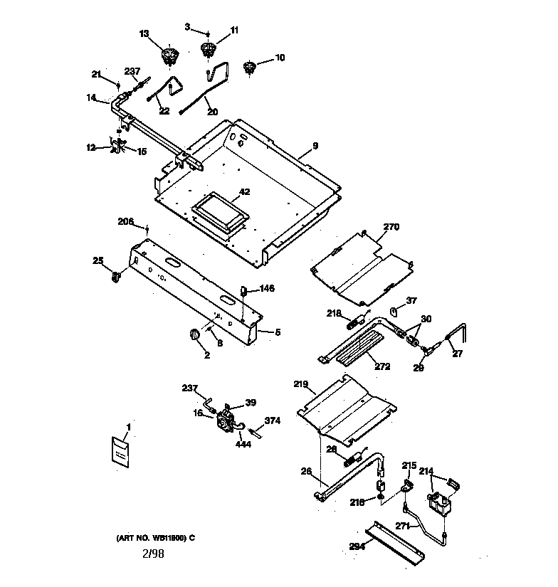 Gas burner parts