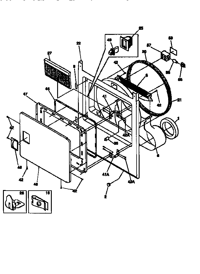 FRONT PANEL/LINT FILTER