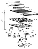 Compartment separator parts