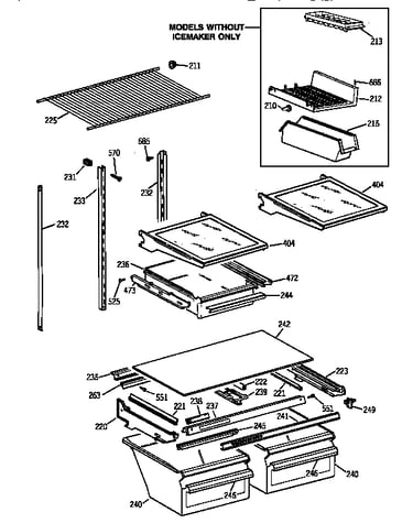 Shelf parts