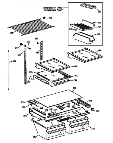 Shelf parts