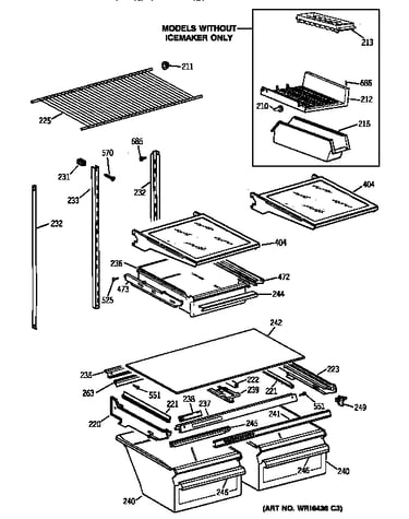 Shelf parts
