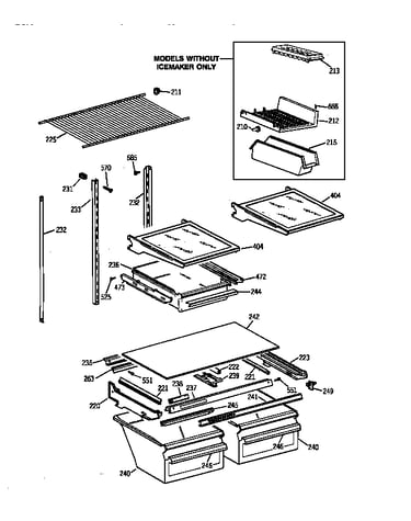 Shelf parts