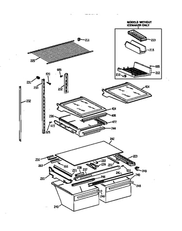 Shelf parts