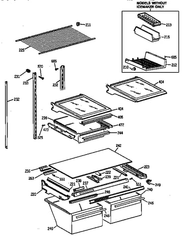 Shelf parts