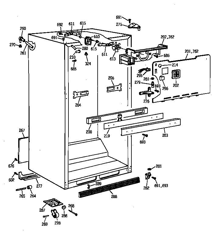 Cabinet parts