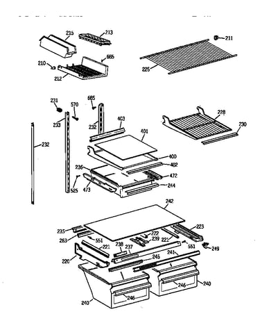 Shelf parts