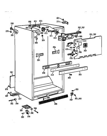 Cabinet parts