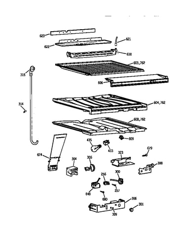 Compartment separator parts
