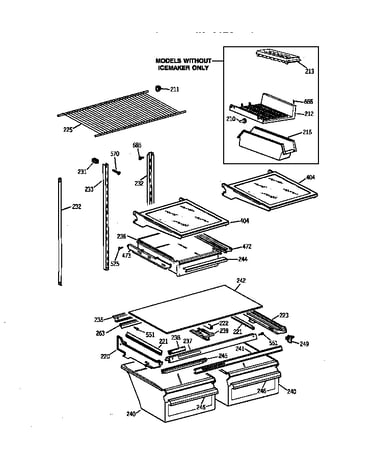 Shelf parts