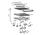 GE TBX21JAZKRWW compartment separator parts diagram