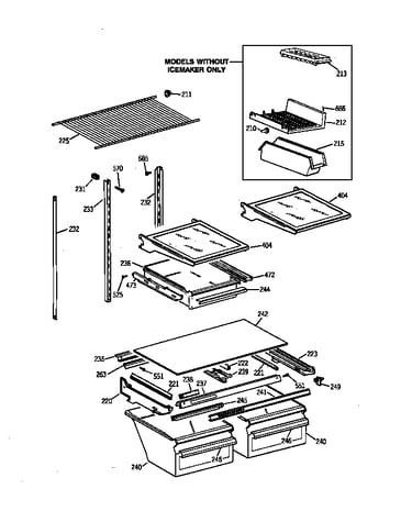 Shelf parts