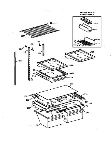 Shelf parts