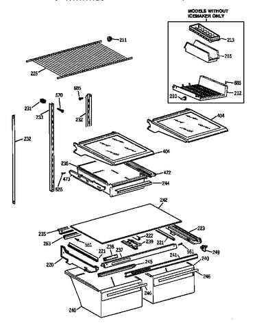 Shelf parts