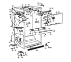 GE TBX22ZAZKRAA cabinet parts diagram
