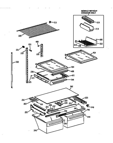 Shelf parts