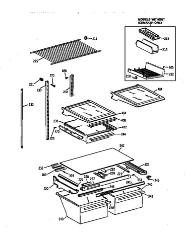 Shelf parts