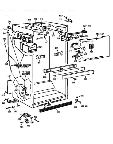Cabinet parts