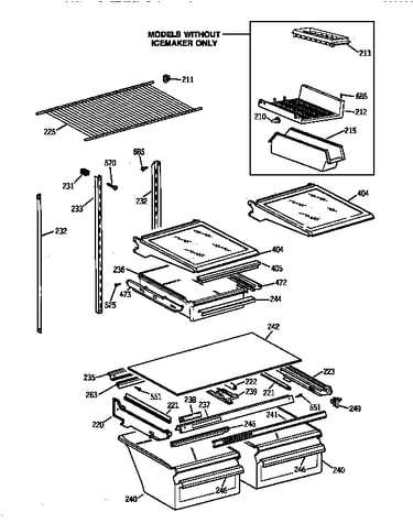 Shelf parts