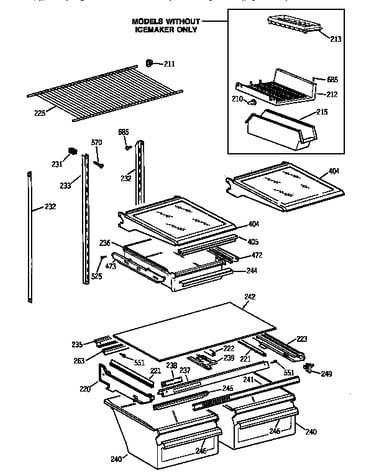 Shelf parts