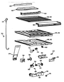 Compartment separator parts