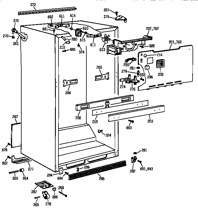 Cabinet parts