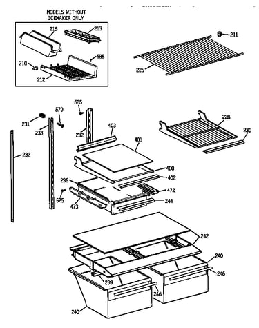 Shelf parts