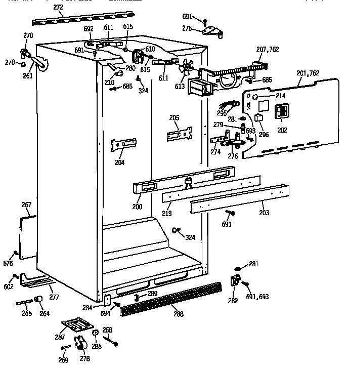 Cabinet parts