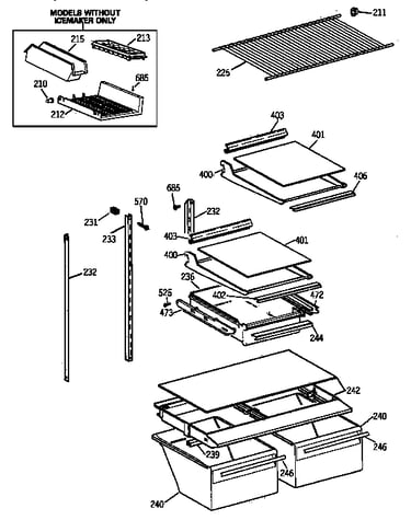 Shelf parts